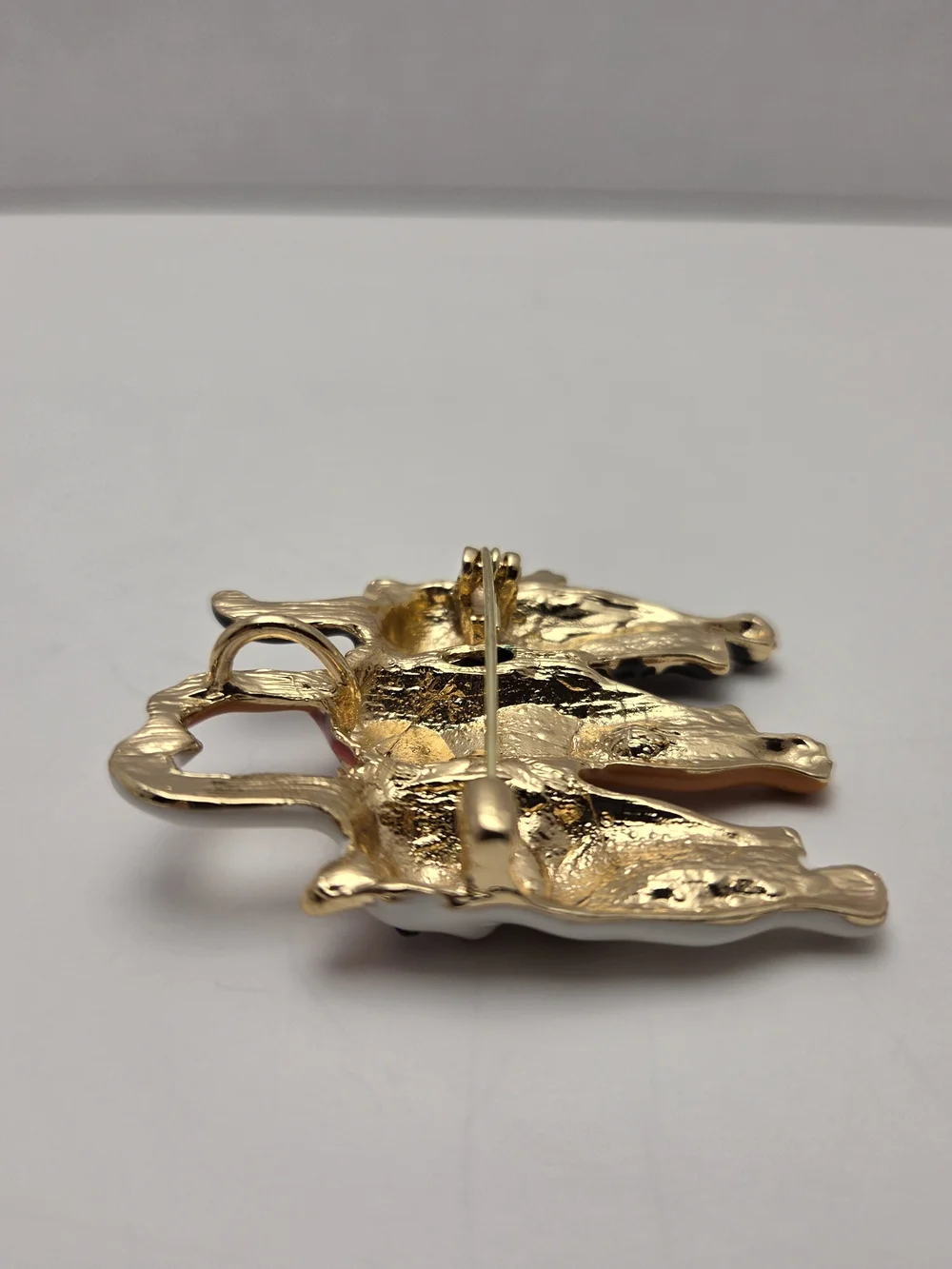 Christmas Brooch Set • Snowflake, Cat Pendant Brooch & Holiday Wreath